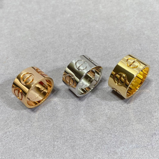 [Bling Jewelrys ]LOVE 11MM LARGE RING