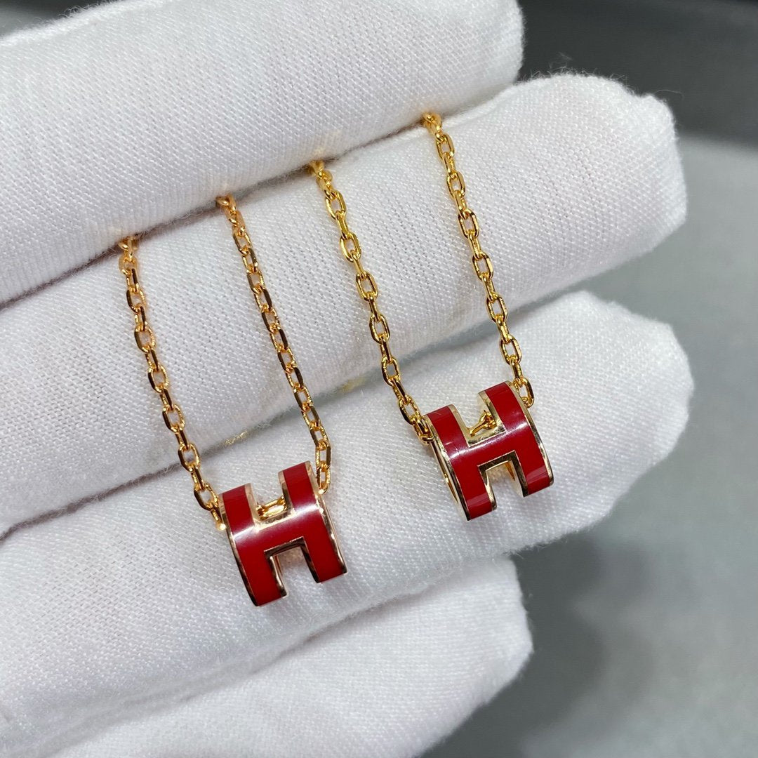 [Bling Jewelrys ]MINI POP H NECKLACE