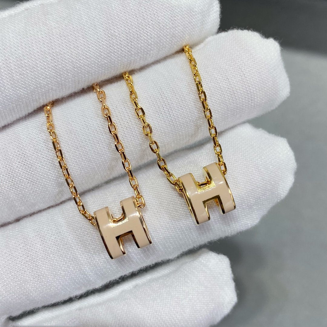 [Bling Jewelrys ]MINI POP H NECKLACE