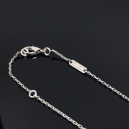 [Bling Jewelrys ]CLOVER PIETERSITE SILVER LONG NECKLACE