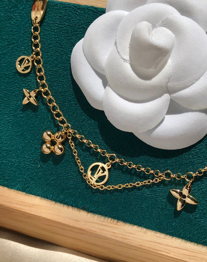 [Bling Jewelrys ]BLOOMING PINK GOLD MOP BRACELET