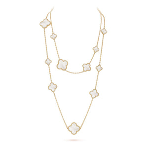 {
  "Bling Jewelrys": "ブリング・ジュエリー",
  "CLOVER 16 MOTIF WHITE MOP GOLD NECKLACE": "クローバー 16モチーフ ホワイトマザーオブパール ゴールドネックレス"
}