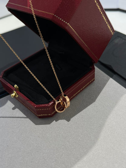 {
  "[Bling Jewelrys ]LOVE NECKLACE DOUBLE RING PINK GOLD": "【Bling Jewelrys】LOVE ネックレス ダブルリング ピンクゴールド"
}