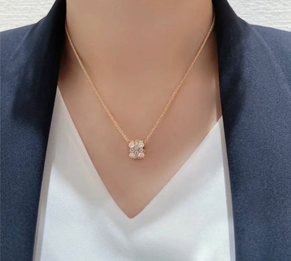 [Bling Jewelry] ビーラブ ダイヤモンドパヴェ 3連ネックレス