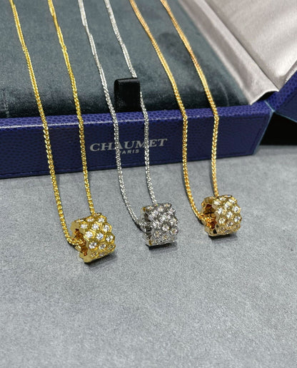 [Bling Jewelry] ビーラブ ダイヤモンドパヴェ 3連ネックレス