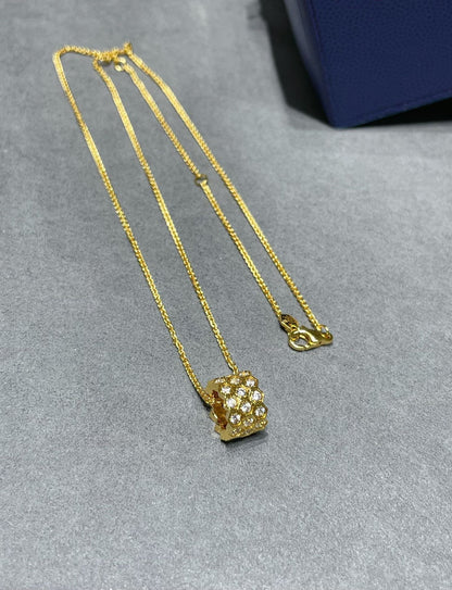 [Bling Jewelry] ビーラブ ダイヤモンドパヴェ 3連ネックレス