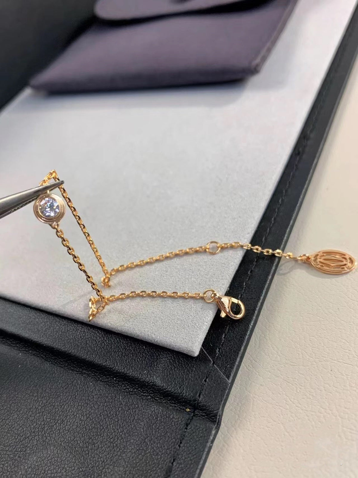 [Bling Jewelrys ]DAMOUR DIAMOND LINK BRACELET