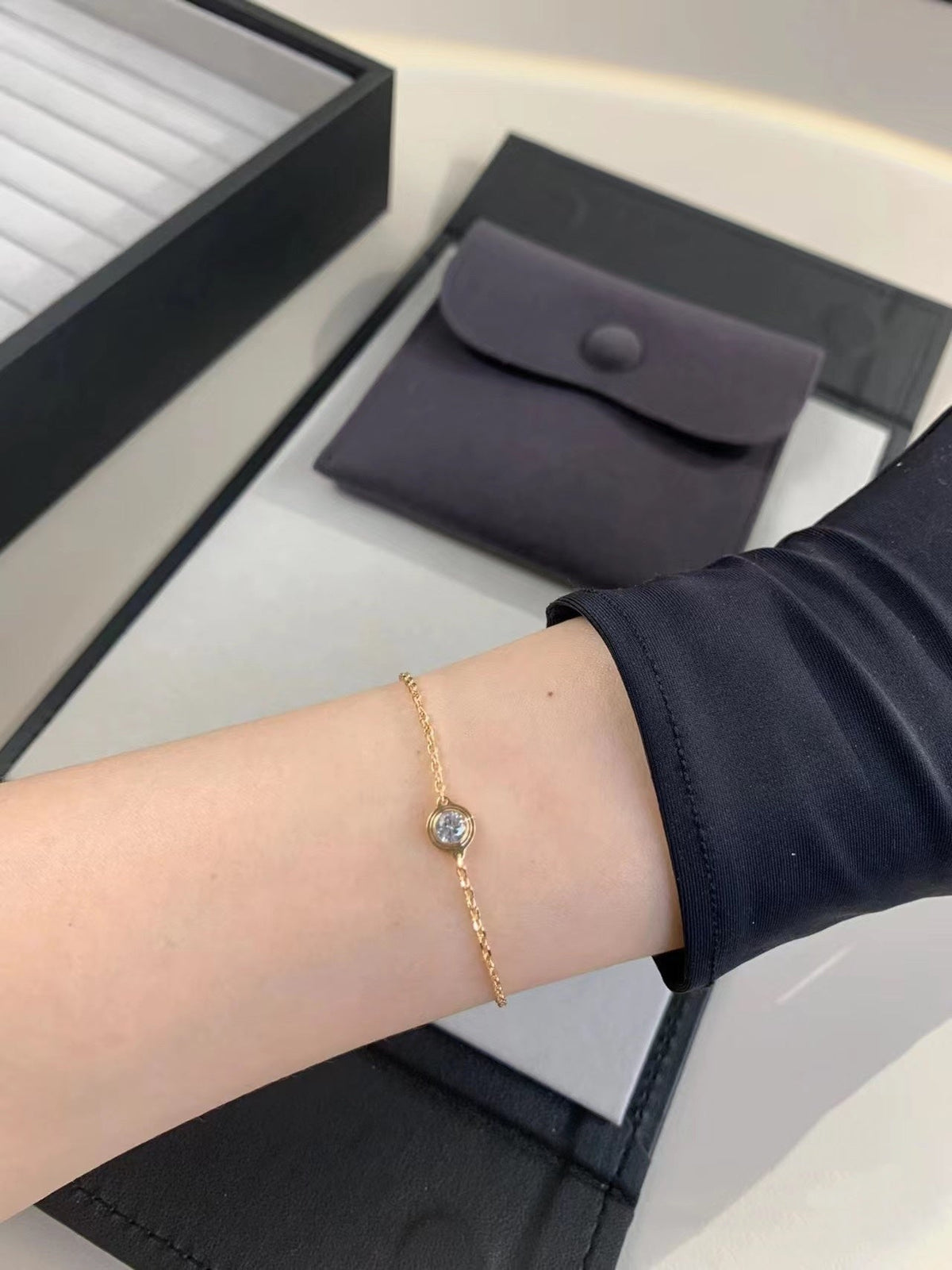 [Bling Jewelrys ]DAMOUR DIAMOND LINK BRACELET
