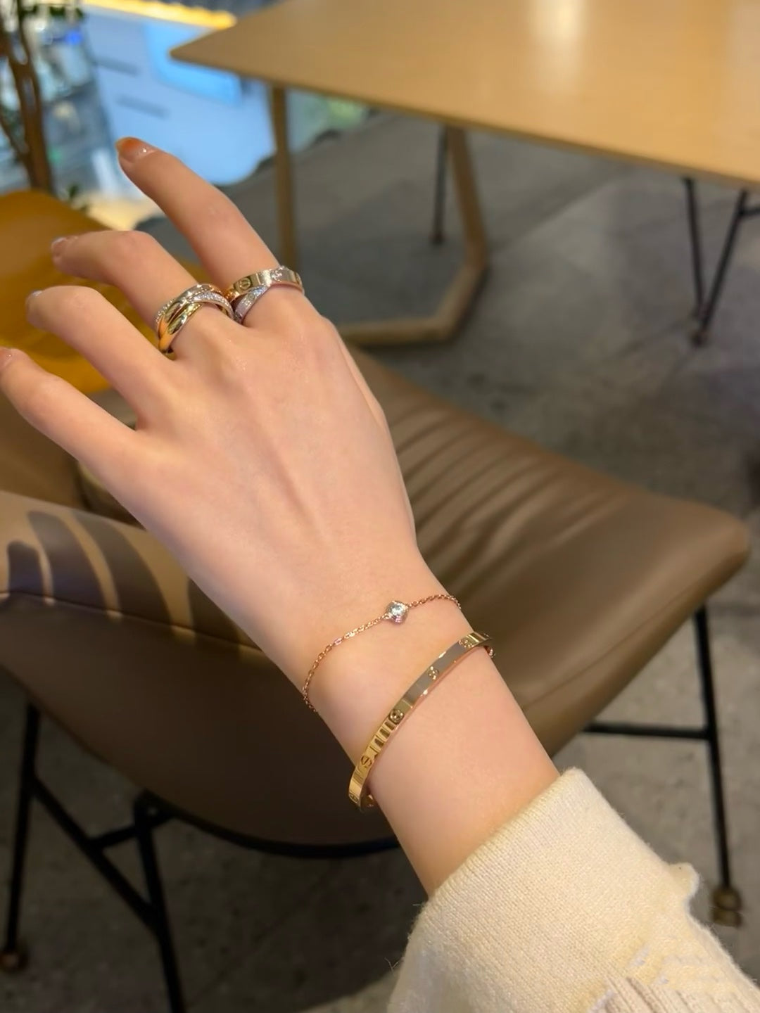 [Bling Jewelrys ]DAMOUR DIAMOND LINK BRACELET