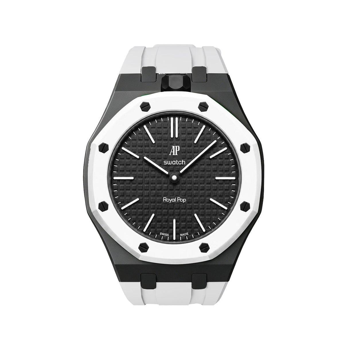 [Bling Jewelrys]Royal Oak Pop Exclusive Bioceramic Case & Silicone Strap Mix Color