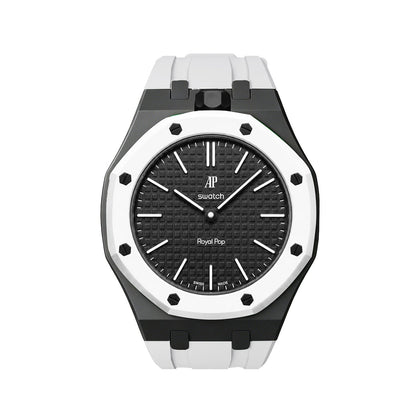 [Bling Jewelrys]Royal Oak Pop Exclusive Bioceramic Case & Silicone Strap Mix Color