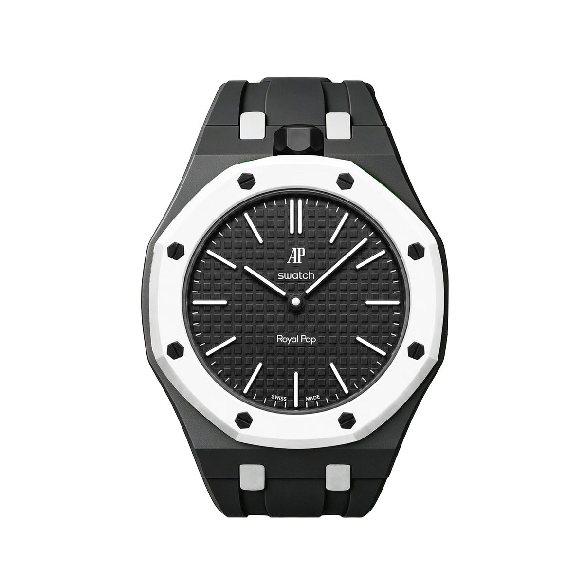 [Bling Jewelrys]Royal Oak Pop Exclusive Bioceramic Case & Silicone Strap Mix Color