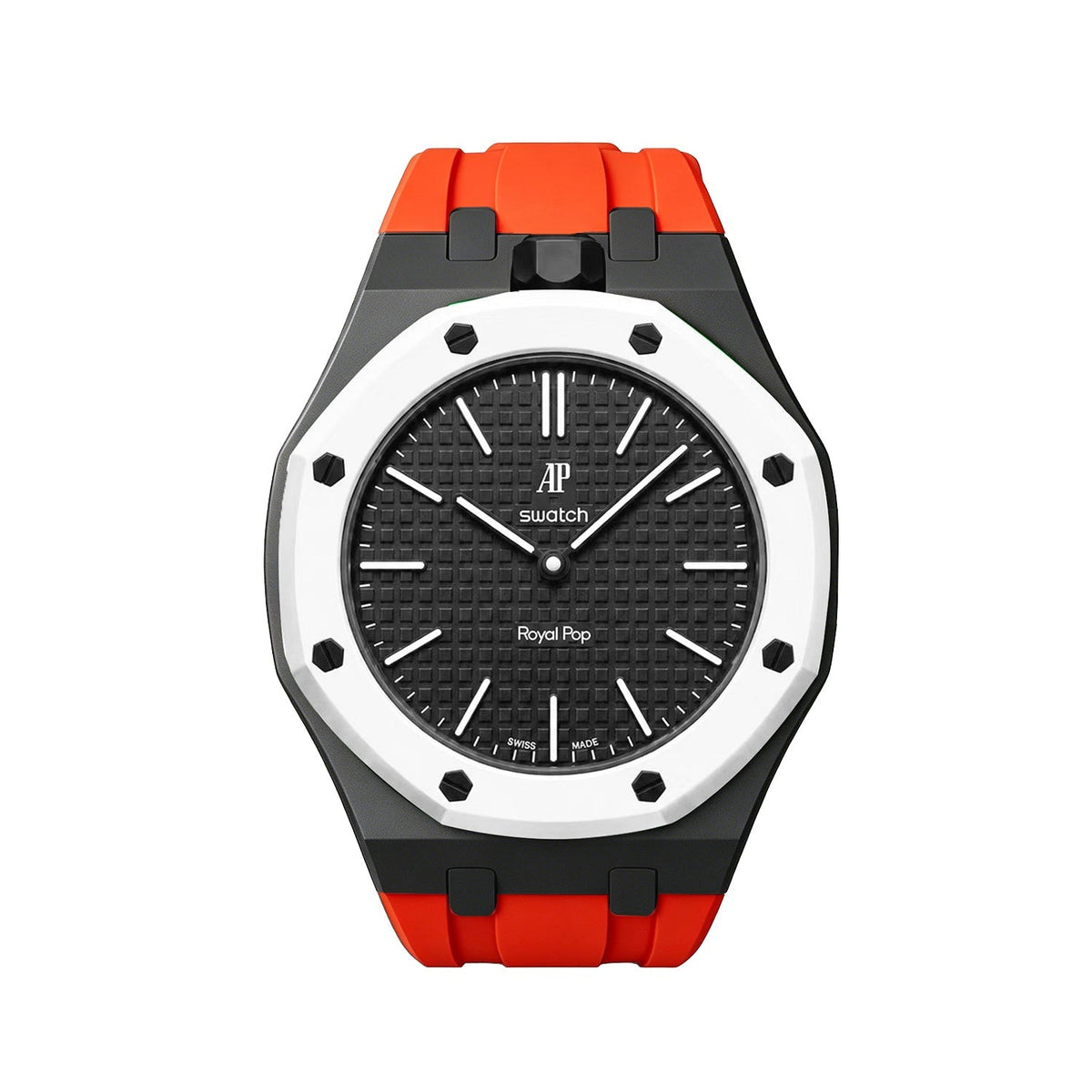 [Bling Jewelrys]Royal Oak Pop Exclusive Bioceramic Case & Silicone Strap Mix Color
