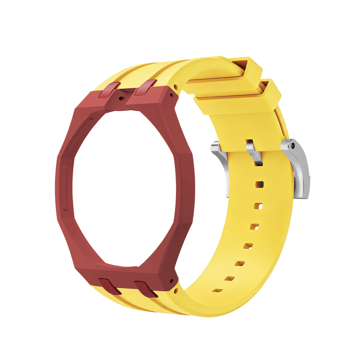 [Bling Jewelrys]Royal Oak Pop Exclusive Bioceramic Case & Silicone Strap Mix Color