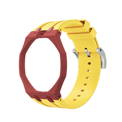[Bling Jewelrys]Royal Oak Pop Exclusive Bioceramic Case & Silicone Strap Mix Color