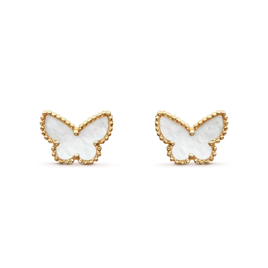 [Bling Jewelrys ]SWEET BUTTERFLY MOP EARSTUDS