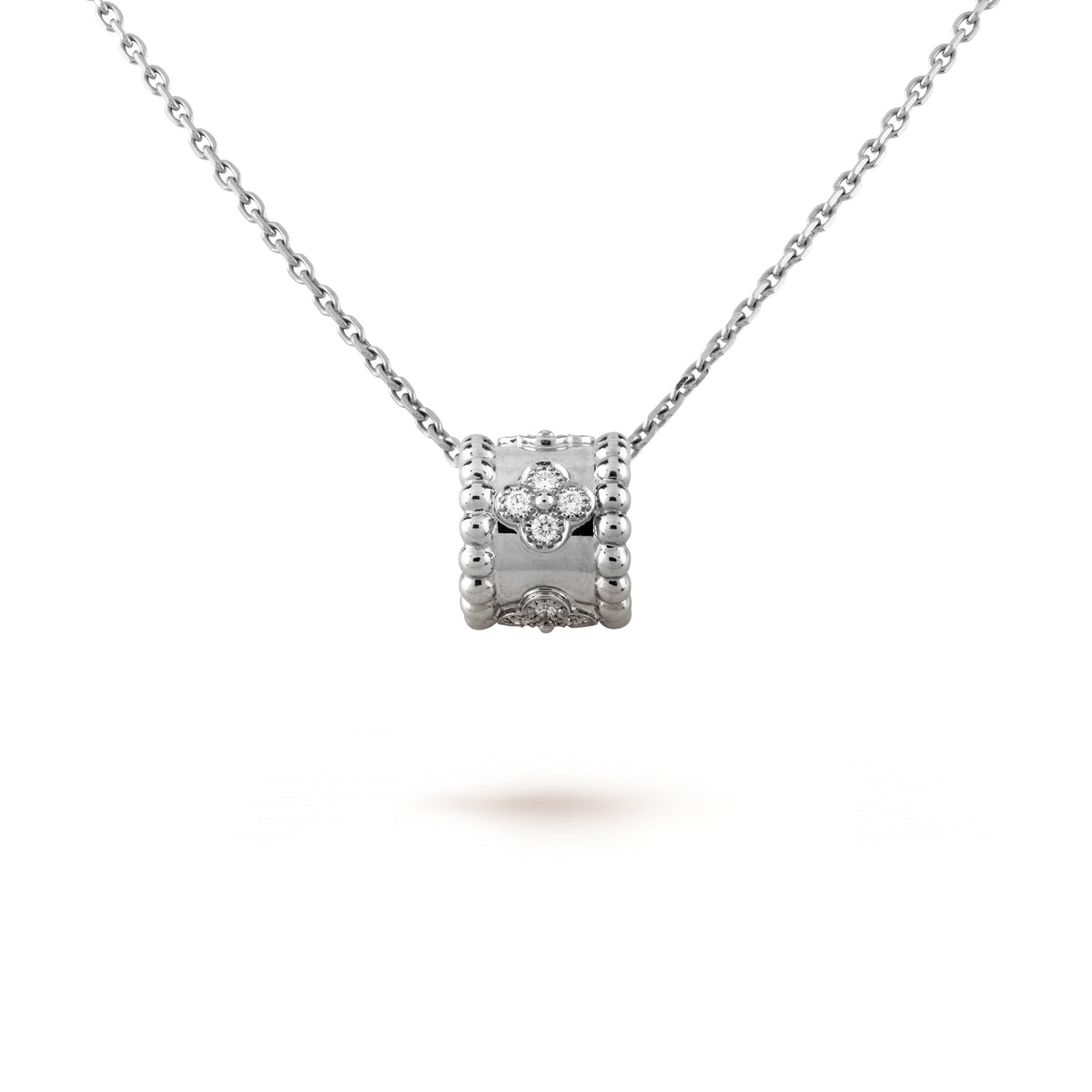 [Bling Jewelry] PERLEE ANHÄNGER SILBER DIAMANT-HALSKETTE