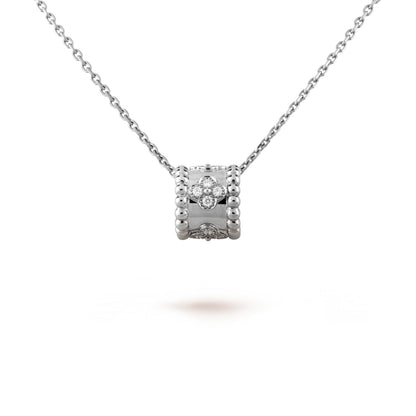 [Bling Jewelry] PERLEE ANHÄNGER SILBER DIAMANT-HALSKETTE