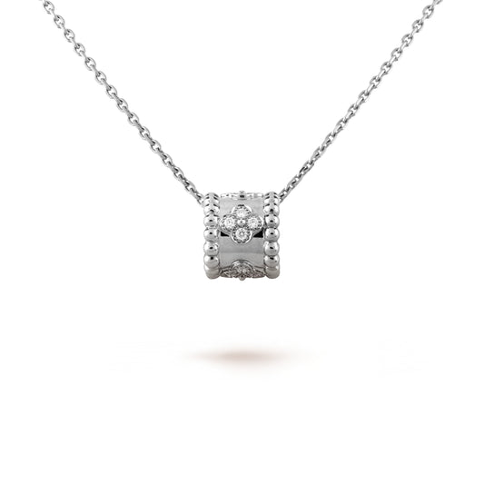 [Bling Jewelry] PERLEE ANHÄNGER SILBER DIAMANT-HALSKETTE