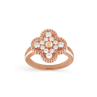 [Bling Jewelrys ]CLOVER DIAMOND RING