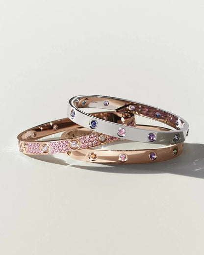 [Bling Jewelrys]CLASSIC 6.1MM LOVE BRACELET 10-DIAMOND FULL PAVÉ