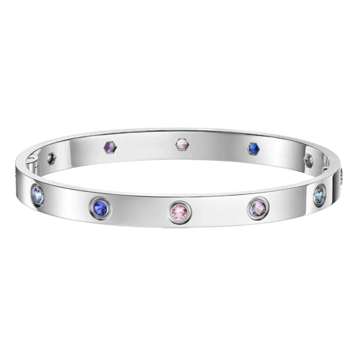 [Bling Jewelrys]CLASSIC 6.1MM LOVE BRACELET 10-DIAMOND MULTICOLOR