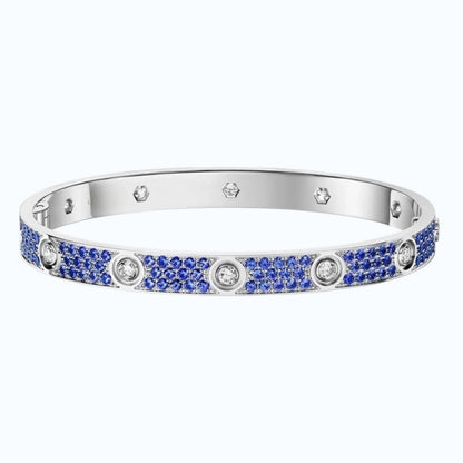 [Bling Jewelrys]CLASSIC 6.1MM LOVE BRACELET 10-DIAMOND FULL PAVÉ