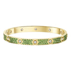 [Bling Jewelrys]CLASSIC 6.1MM LOVE BRACELET 10-DIAMOND FULL PAVÉ