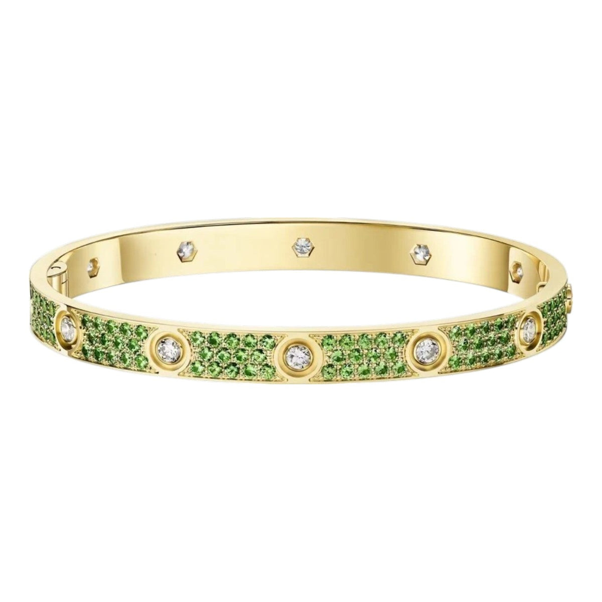 [Bling Jewelrys]CLASSIC 6.1MM LOVE BRACELET 10-DIAMOND FULL PAVÉ