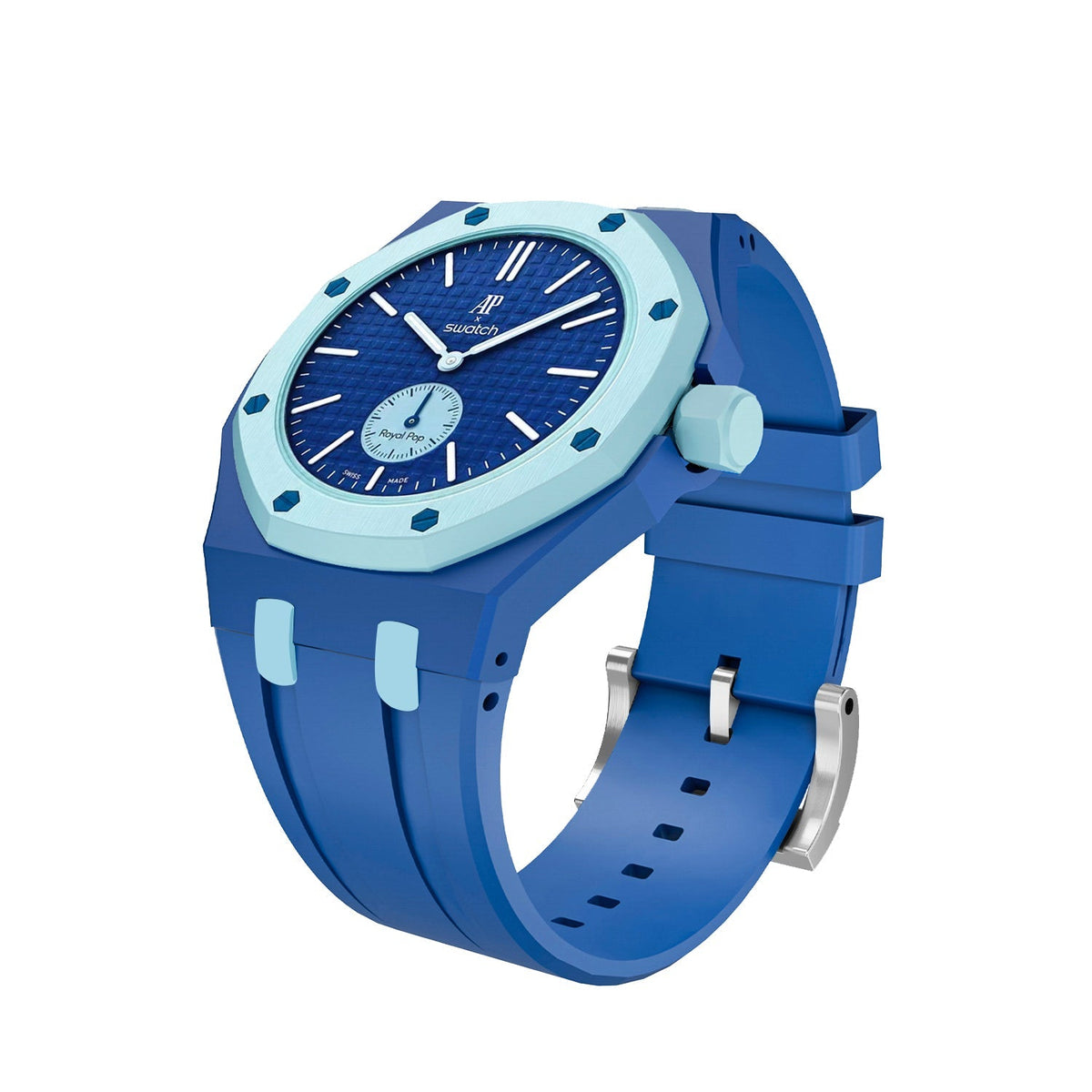 [Bling Jewelrys]Royal Oak Pop Exclusive Bioceramic Case & Silicone Strap Mix Color