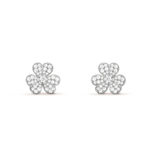 [Bling Jewelrys] KLEEBL ATT DIAMANT-OHRRINGE SILBER