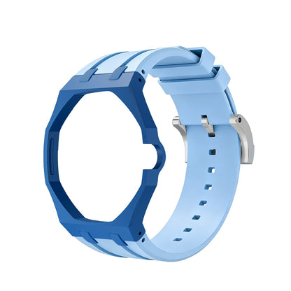 [Bling Jewelrys]Royal Oak Pop Exclusive Bioceramic Case & Silicone Strap Mix Color