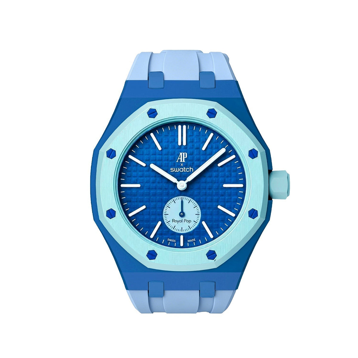 [Bling Jewelrys]Royal Oak Pop Exclusive Bioceramic Case & Silicone Strap Mix Color
