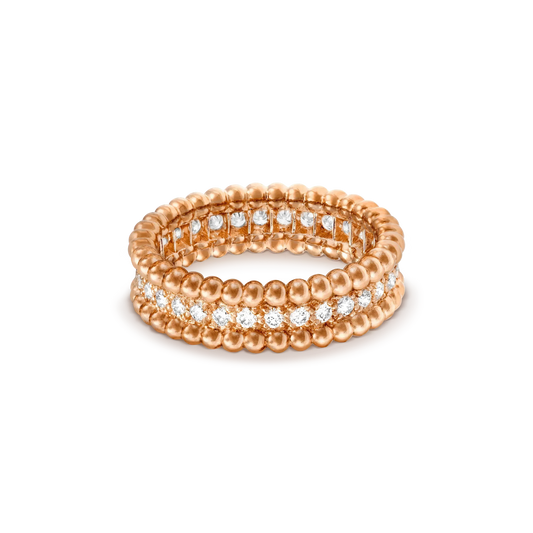 [Bling Jewelrys ]PERLEE DIAMOND ROSE GOLD RING
