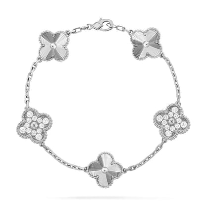 [Bling Jewelrys] KOLLEKTION: CLOVER 5 MOTIV LASER-ARMBAND