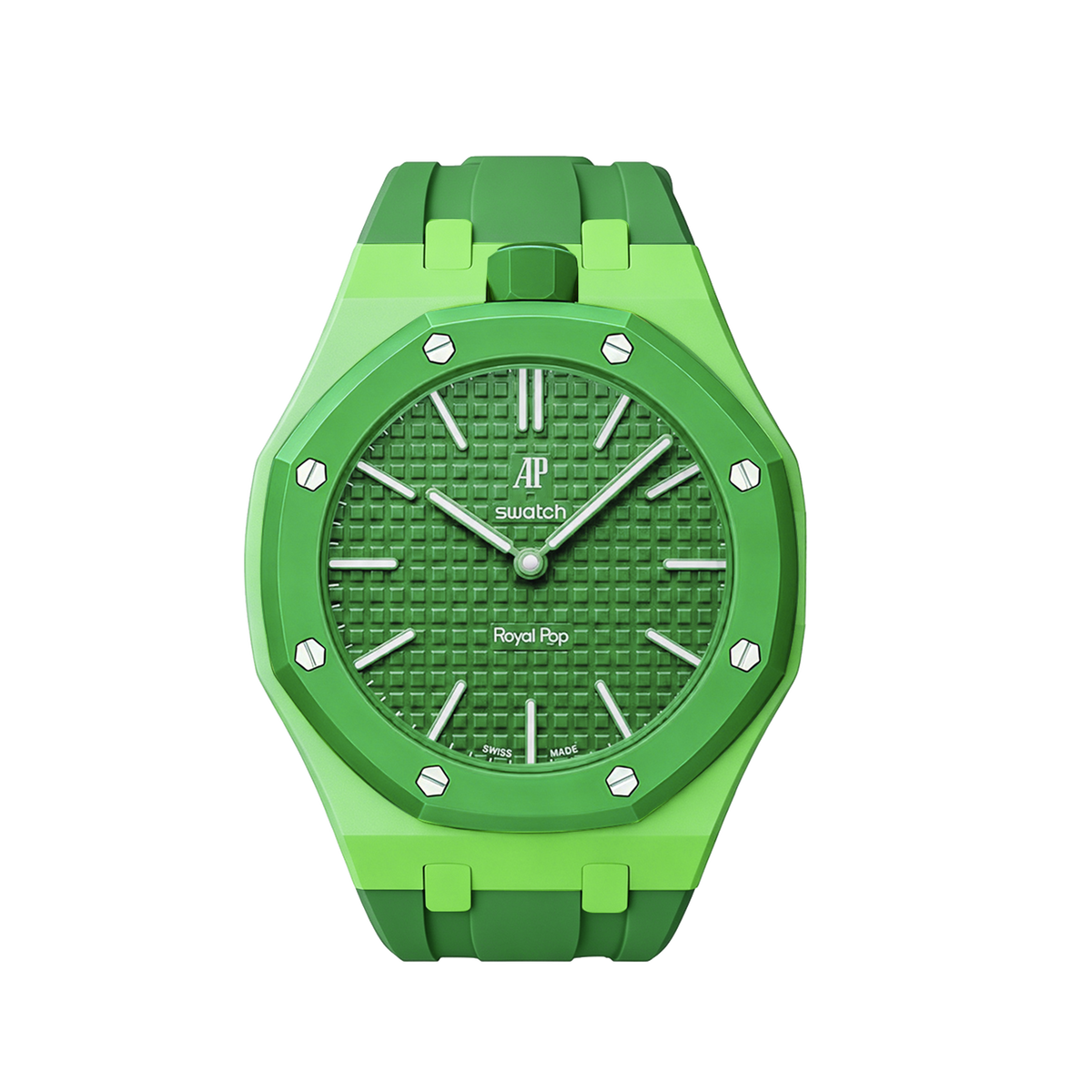 [Bling Jewelrys]Royal Oak Pop Exclusive Bioceramic Case & Silicone Strap Mix Color