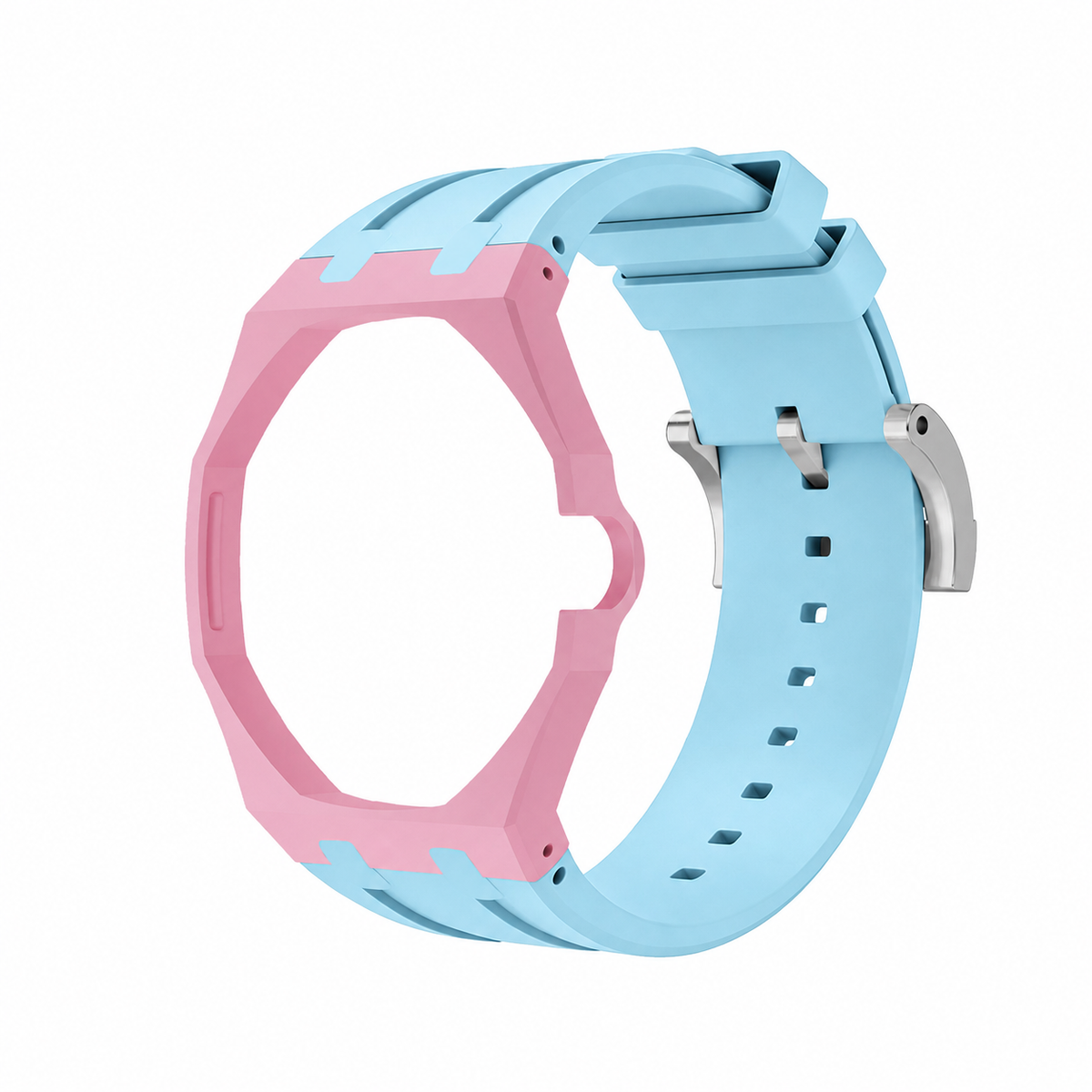 [Bling Jewelrys]Royal Oak Pop Exclusive Bioceramic Case & Silicone Strap Mix Color