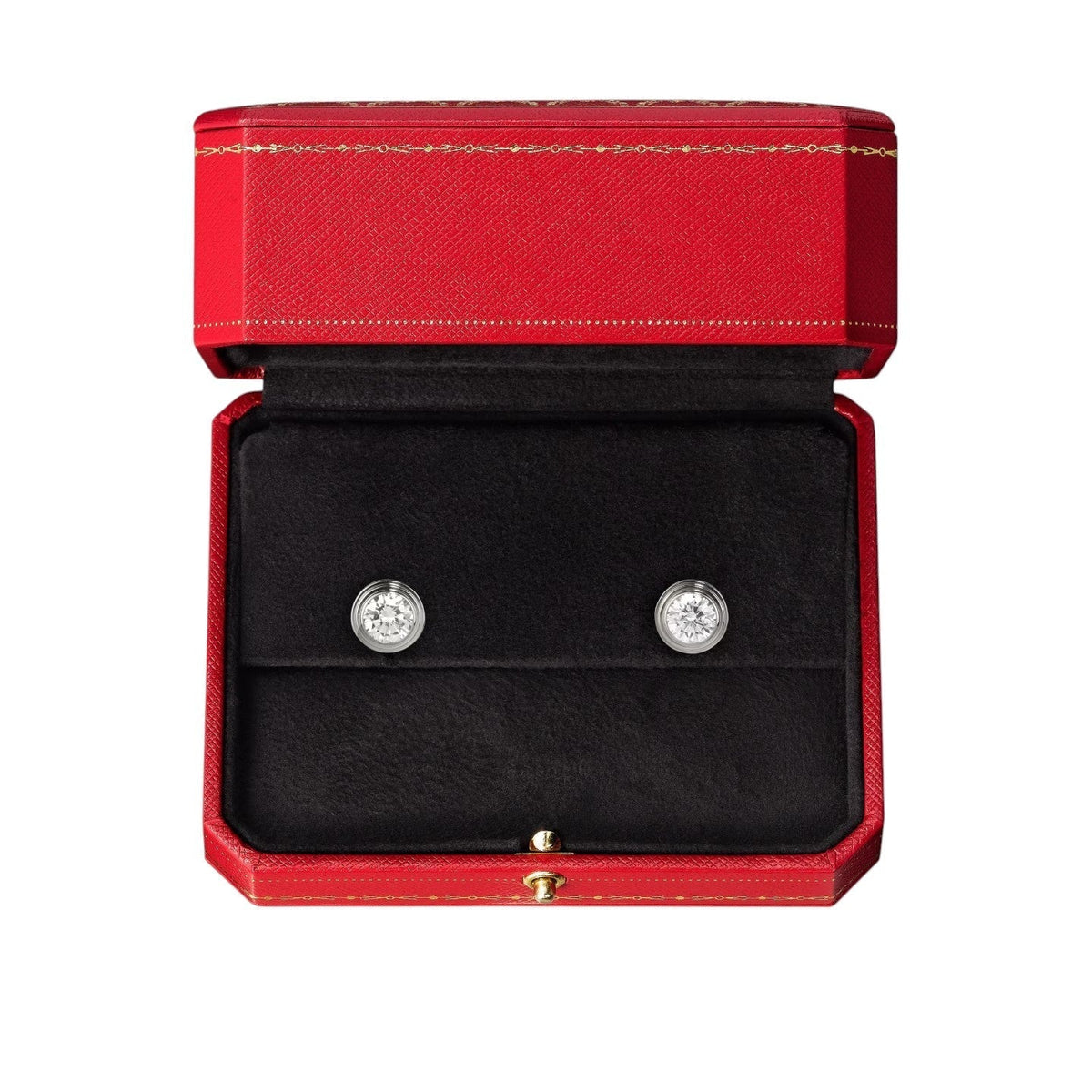 [Bling Jewelrys]D'AMOUR 5MM DIAMANT-OHRSTECKER