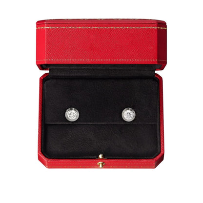 [Bling Jewelrys]D'AMOUR 5MM DIAMANT-OHRSTECKER