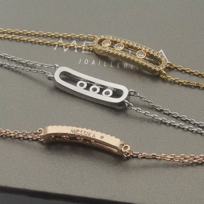 [Bling Jewelrys] Move Classique パヴェブレスレット