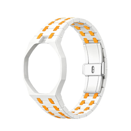 [Bling Jewelrys]Royal Oak Pop Exklusives Biokeramik-Gehäuse & Biokeramik-Armband in Mischfarbe