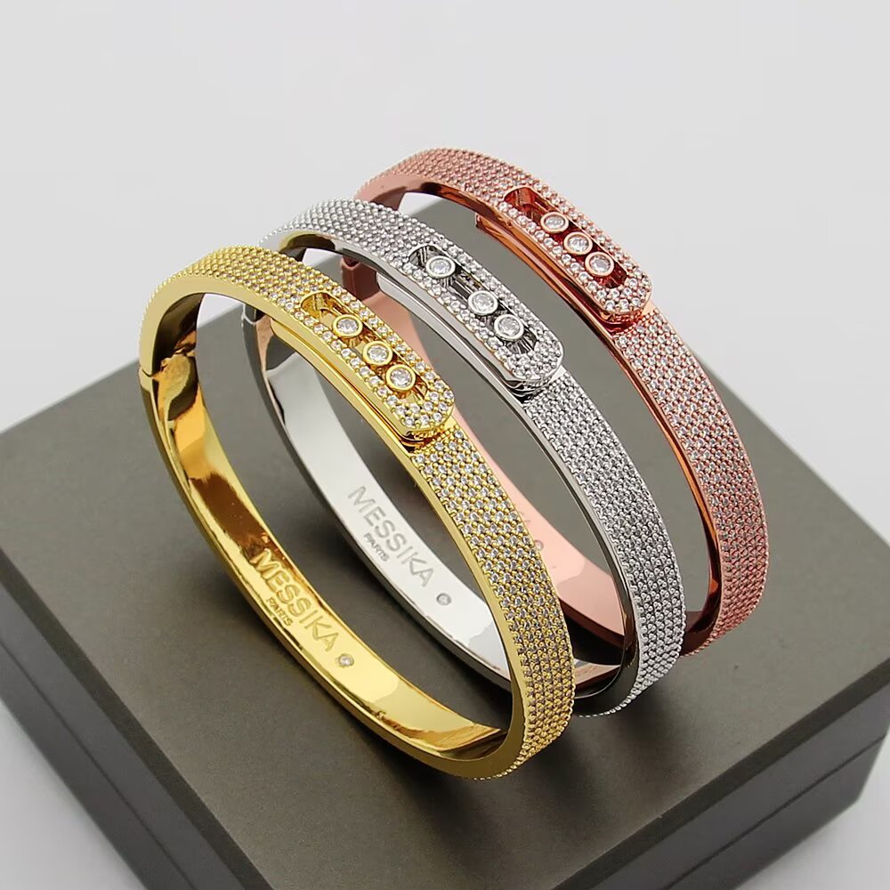 [Bling Jewelrys]Move Noa Full Pav¨¦ Diamond Bangle Bracelet