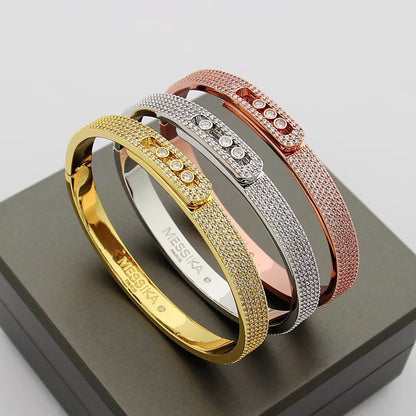 [Bling Jewelrys]Move Noa Full Pav¨¦ Diamond Bangle Bracelet