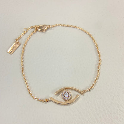 [Bling Jewelrys]Lucky Eye Pave-Set Diamond Bracelet