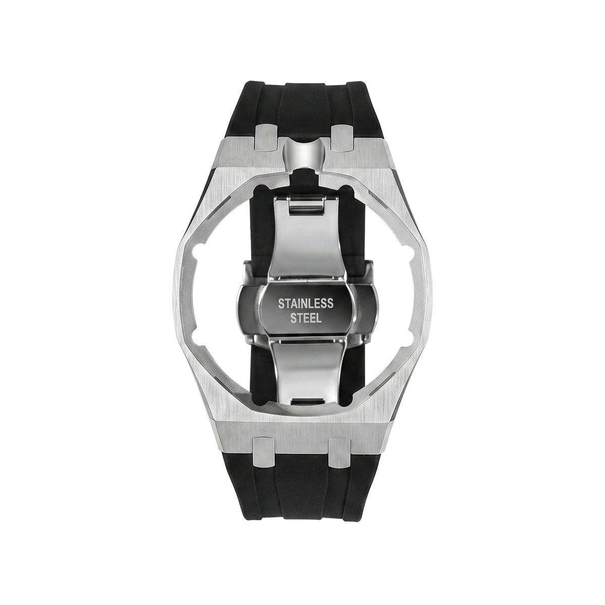 [Bling Jewelrys]Royal Oak Pop Exclusive Steel Case & Silicone Strap With Cradle