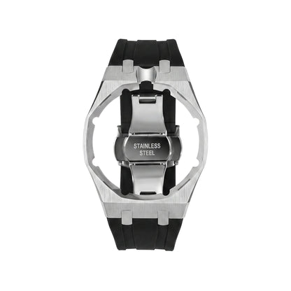 [Bling Jewelrys]Royal Oak Pop Exclusive Steel Case & Silicone Strap With Cradle
