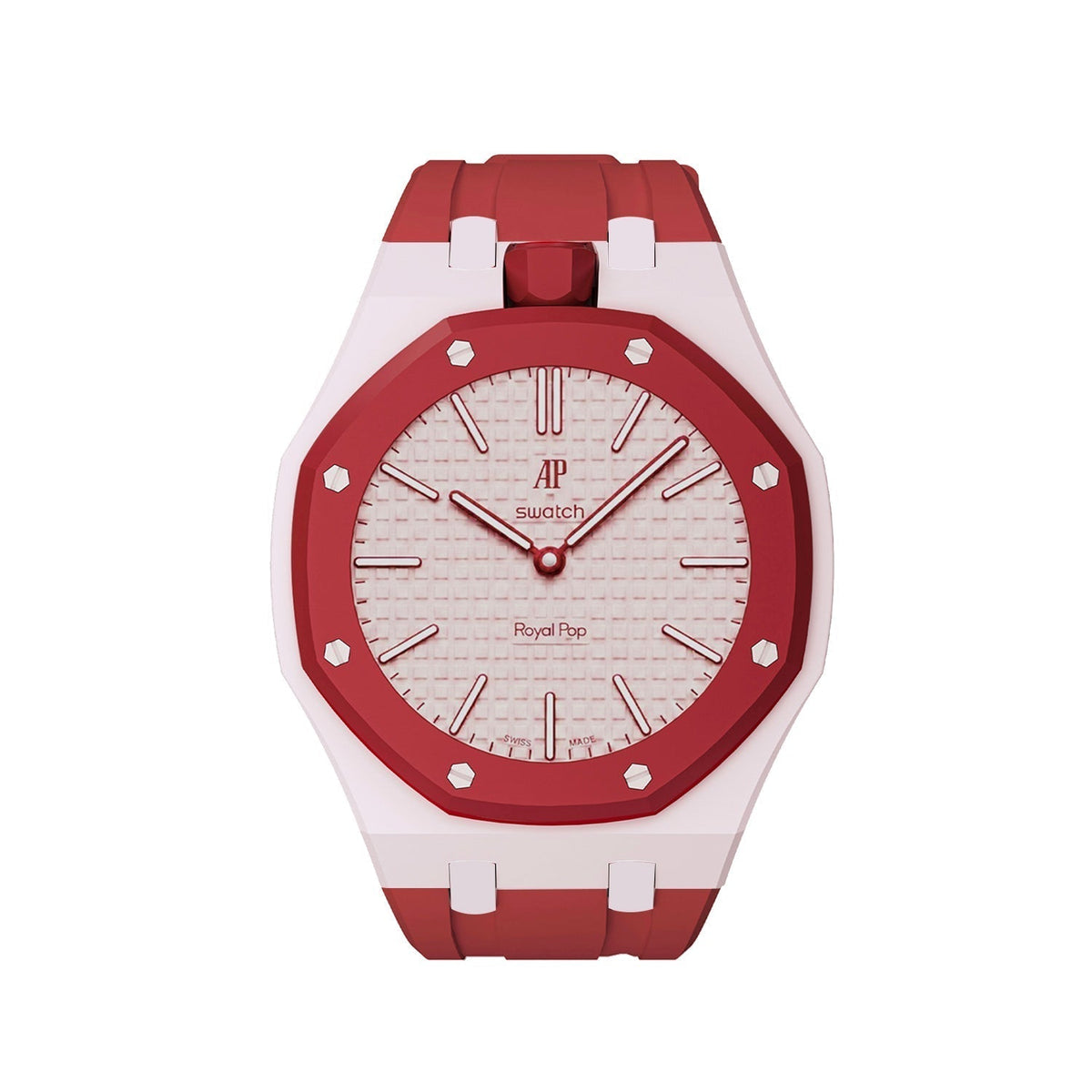 [Bling Jewelrys]Royal Oak Pop Exclusive Bioceramic Case & Silicone Strap Mix Color