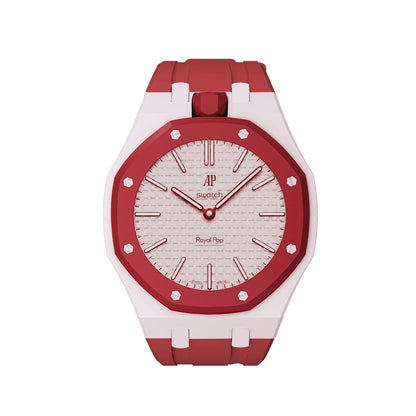 [Bling Jewelrys]Royal Oak Pop Exclusive Bioceramic Case & Silicone Strap Mix Color