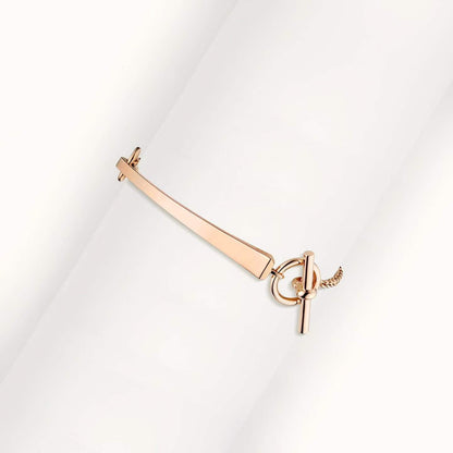 [Bling Jewelrys]CLOU DE FORGE BRACELET WITH SQUARE CONE STUDS