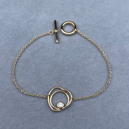 {
  "Bling Jewelrys": "ブリング・ジュエリー",
  "HOLLOW HEART SINGLE DIAMOND BRACELET": "ホロウハート シングルダイヤモンド ブレスレット"
}